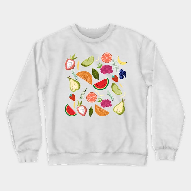 Lots of fruits Crewneck Sweatshirt by Hloosh